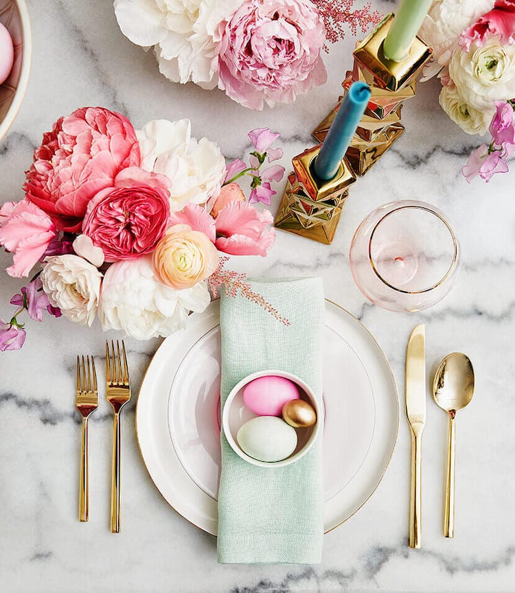 Easter table setting