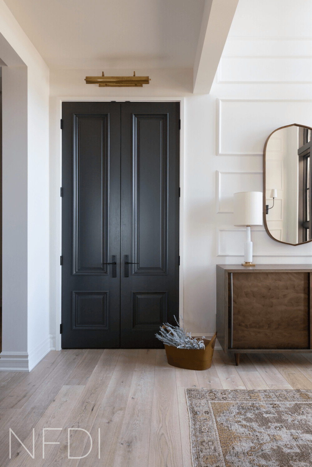 paint update on closet doors