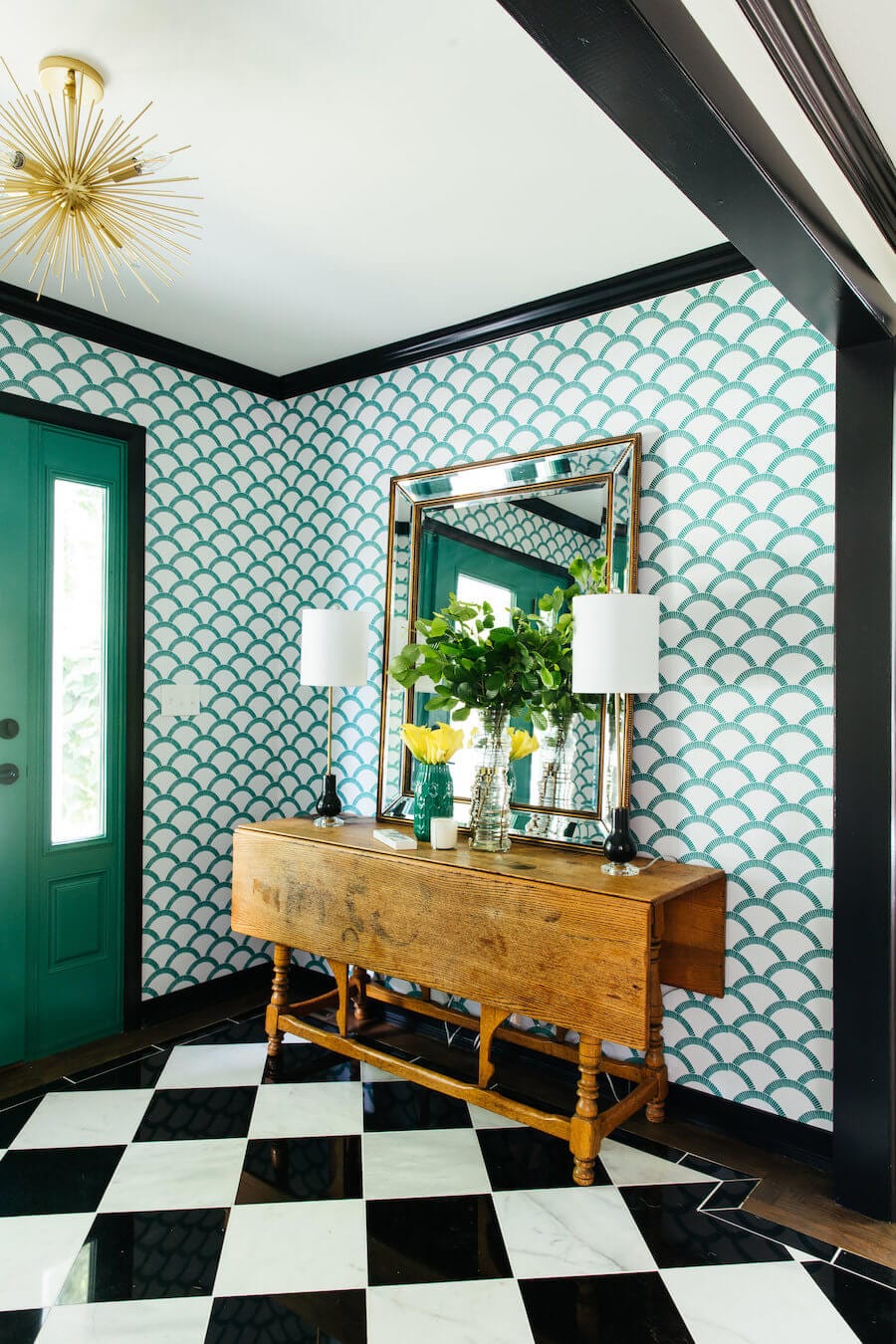 entry with bold colour
