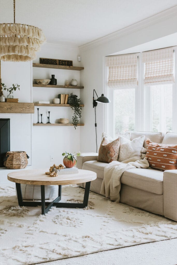 fall decor ideas living room colour