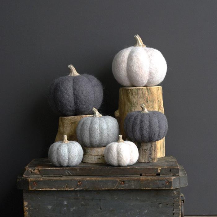 felt pumpkins fall decor