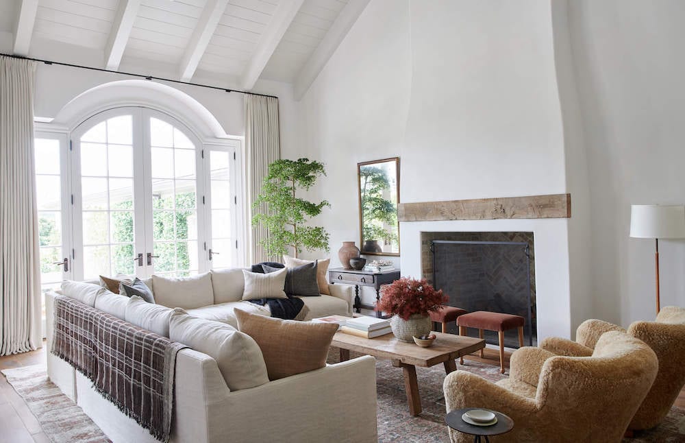 reframed fireplace by Amber Interiors