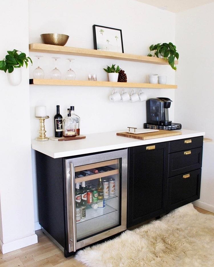 DIY dry bar 