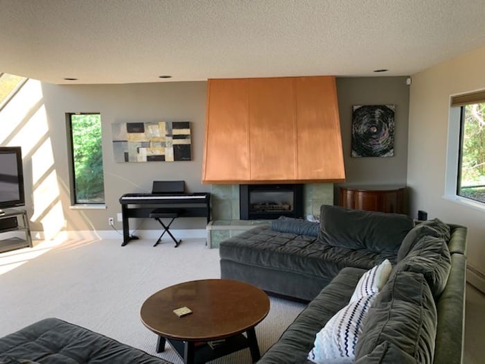 West Van living room remodel