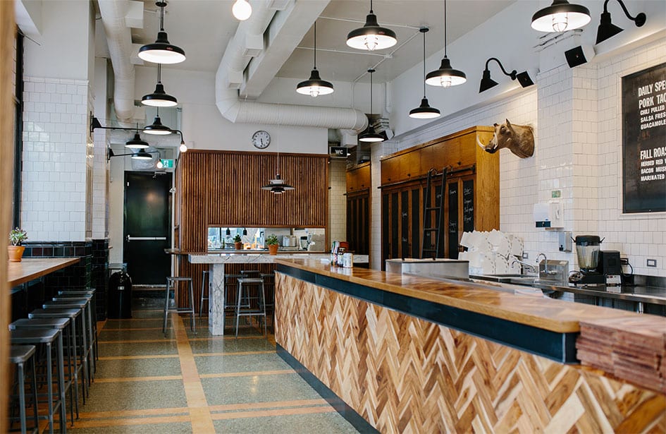 Meat & Bread Calgary interior