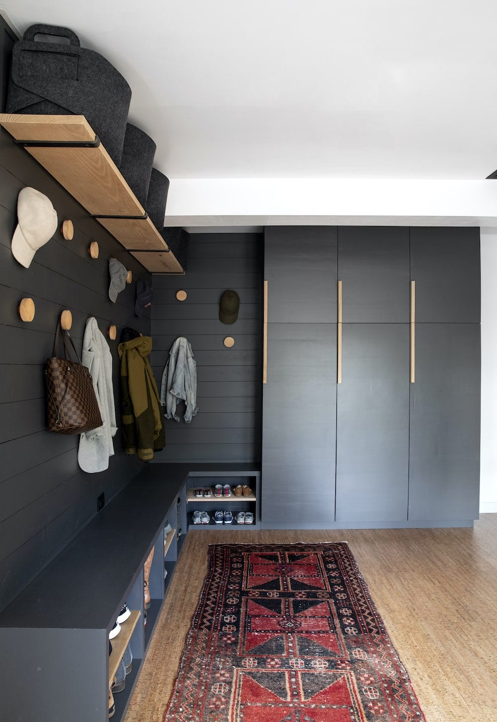 mudroom off garage