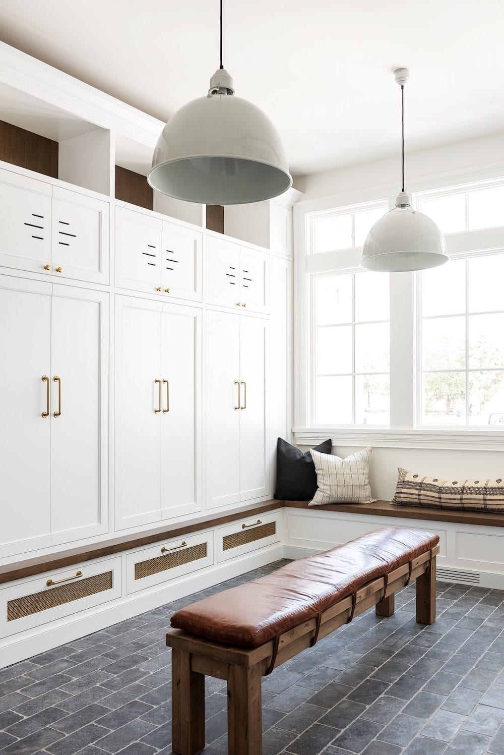 cabinetry in mudroom