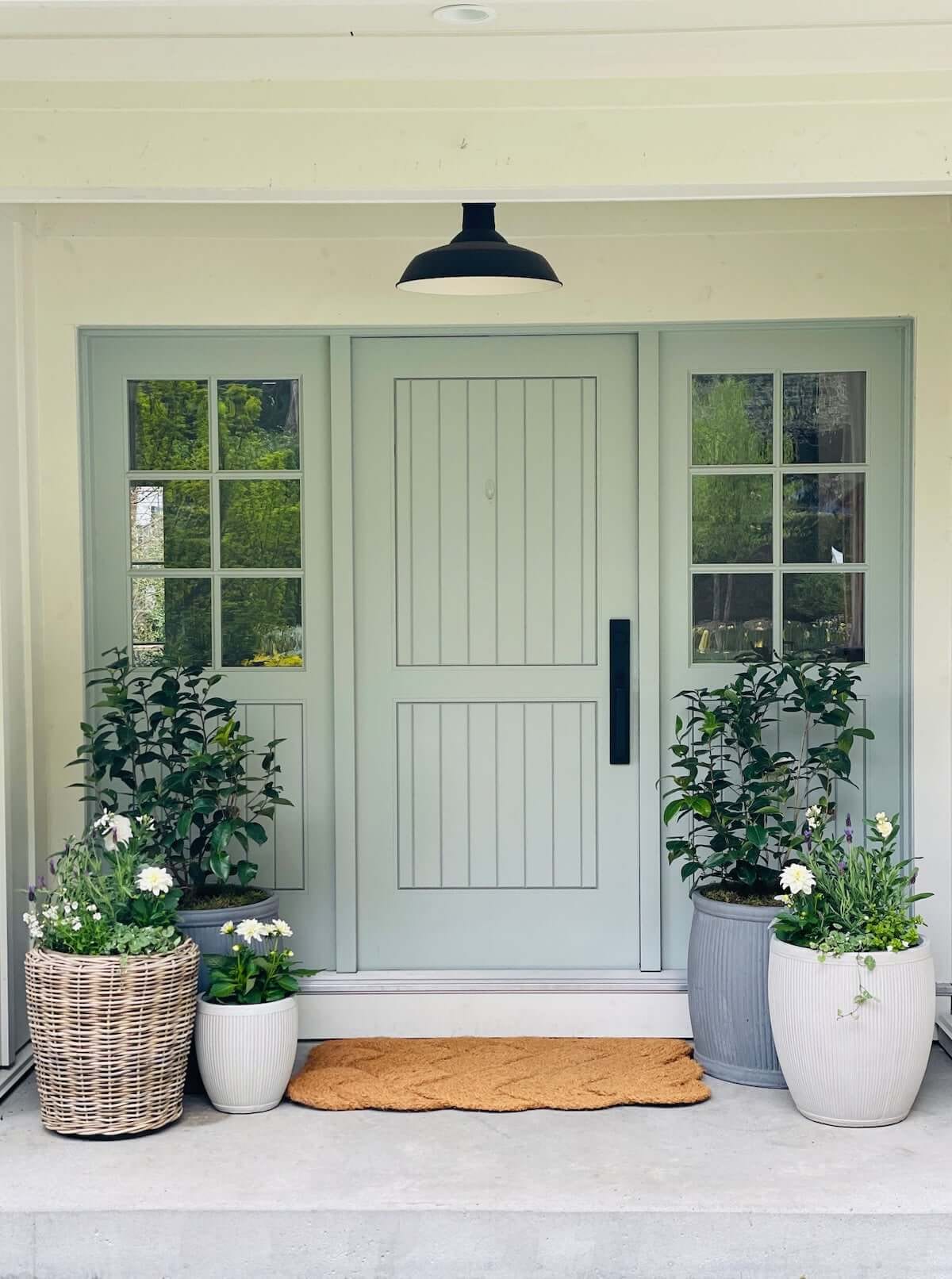 update front door with paint