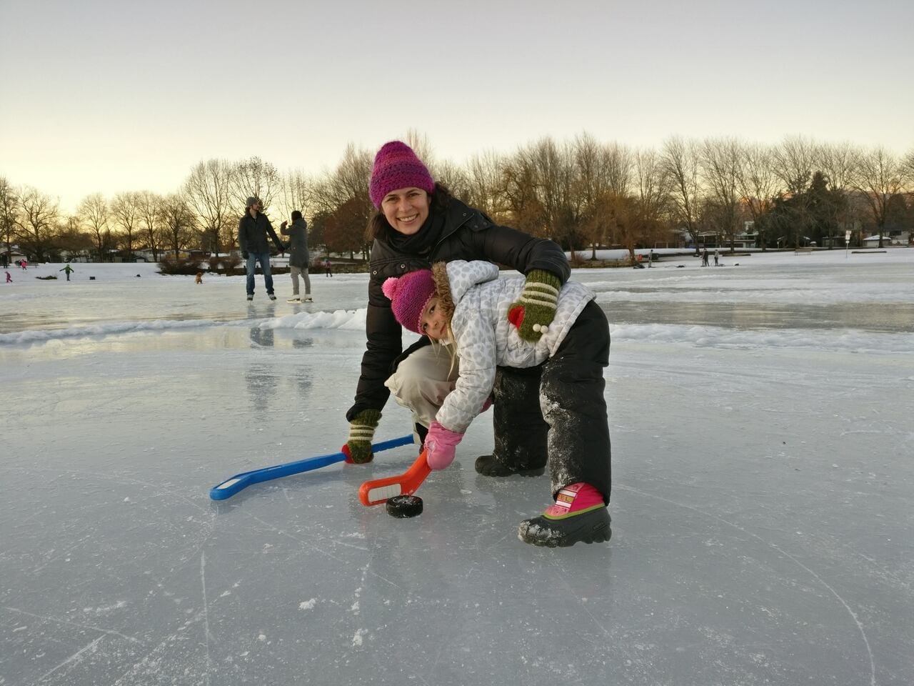 skating outside in Vancouver