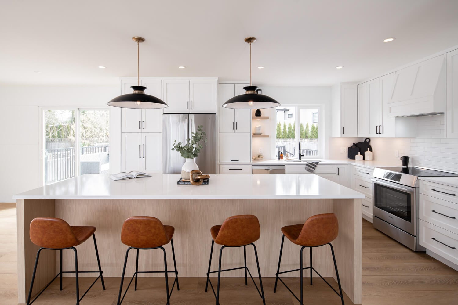 white kitchen coquitlam