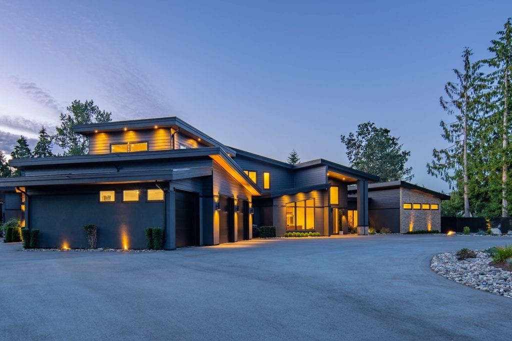 intergenerational home in Langley exterior shot