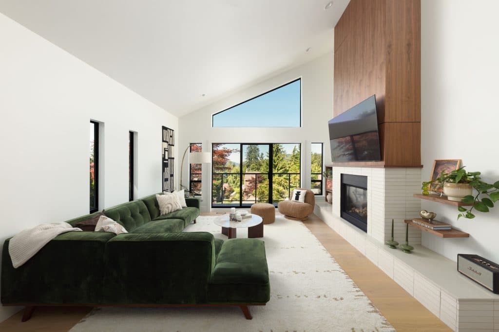 West Coast Modern home interior