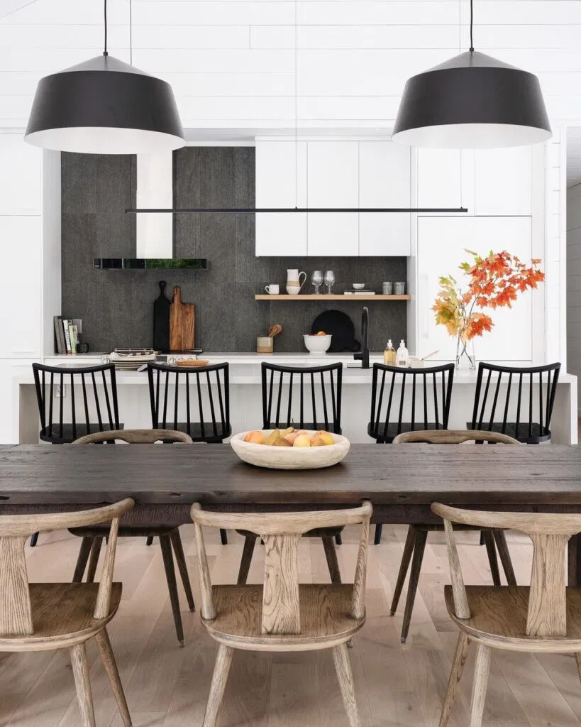 fall decor in kitchen