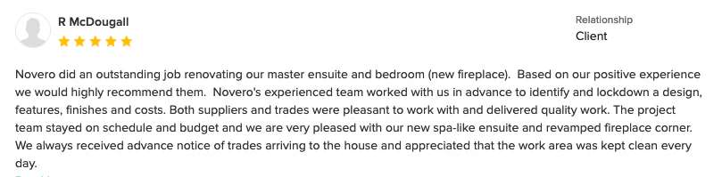 customer testimonial