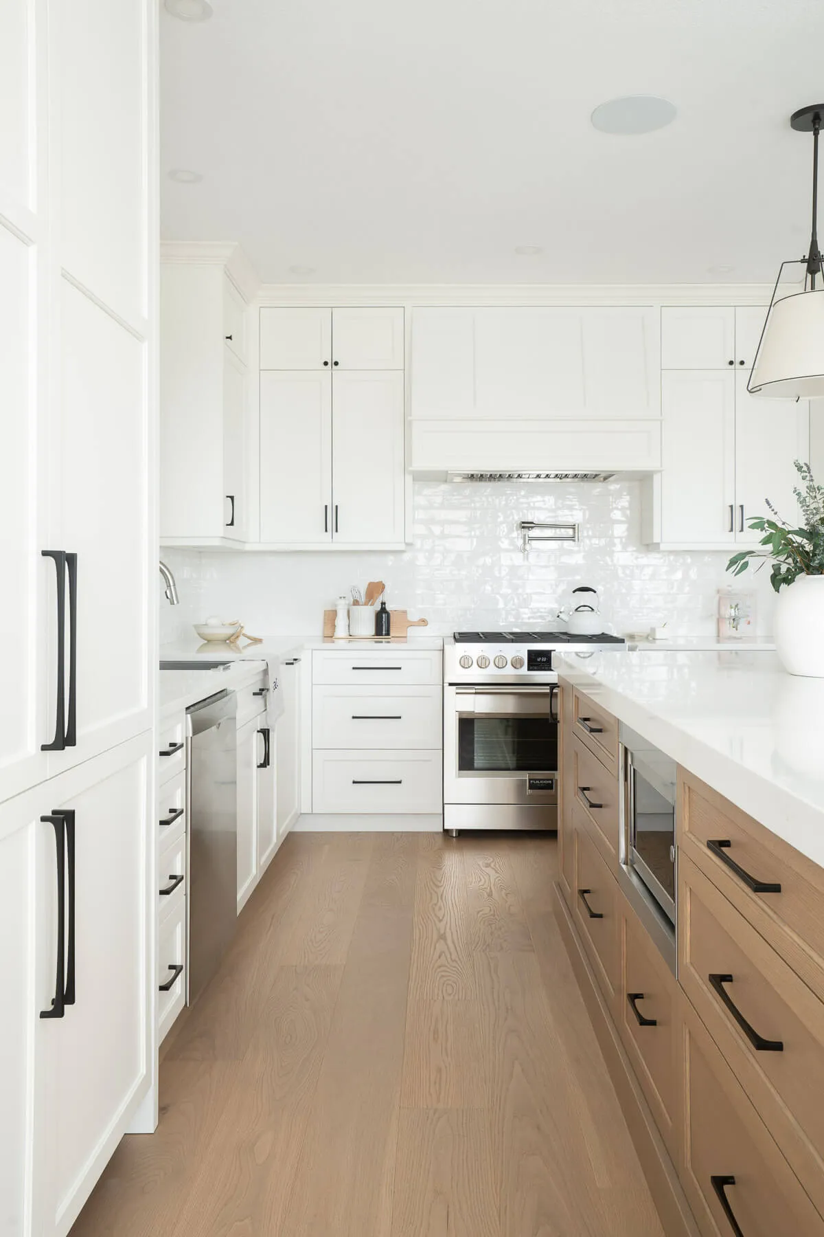 Port Moody white transitional kitchen