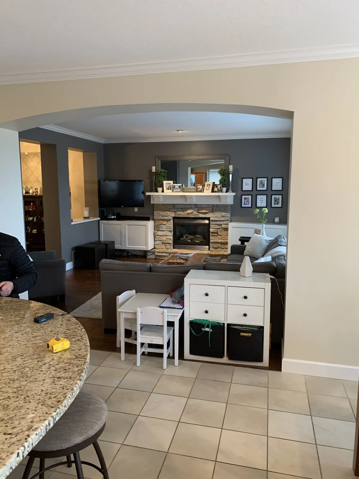 port moody family room remodel