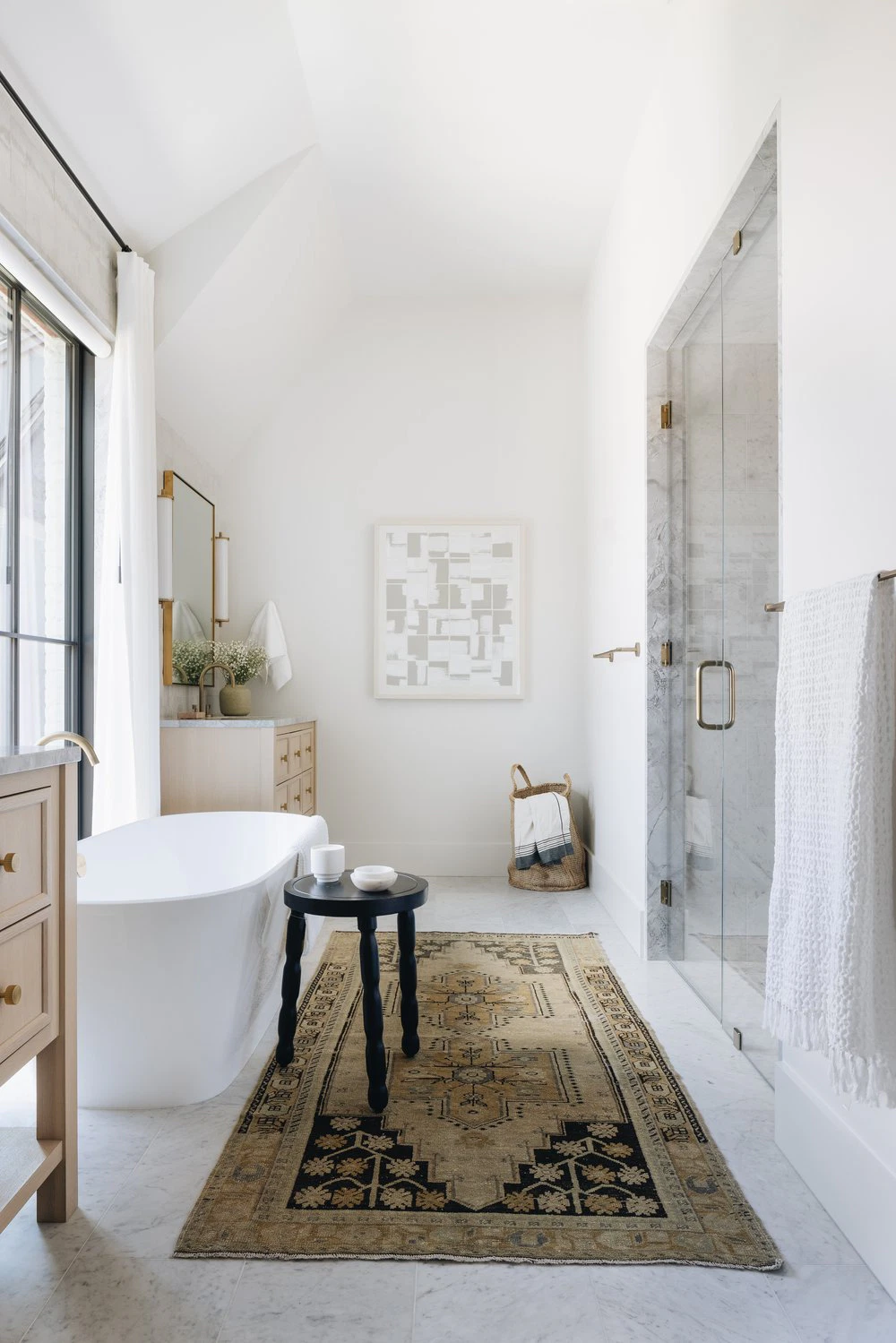 hanging art at correct height