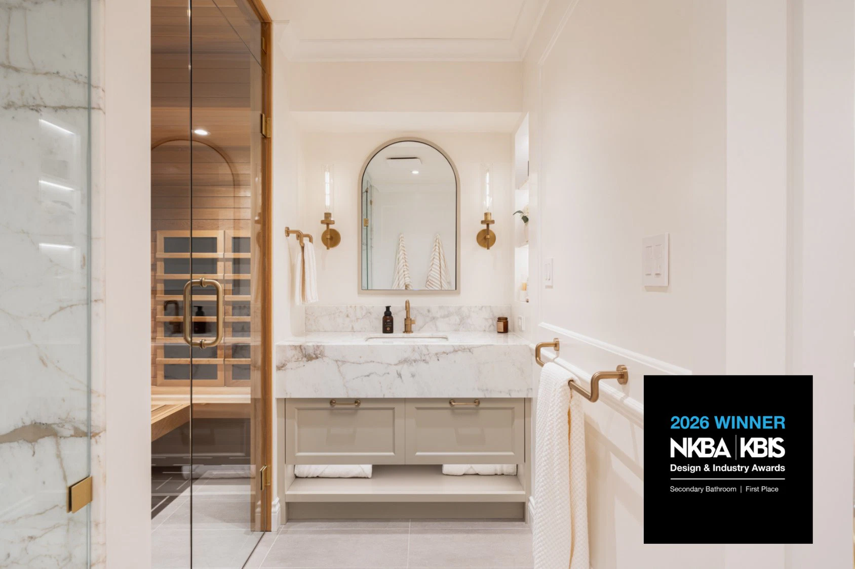 NOVERO Wins 1st Place NKBA Award for Sprice Basement Retreat Design